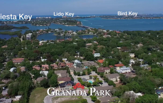 New construction Sarasota Florida - Granada Park Aerial view